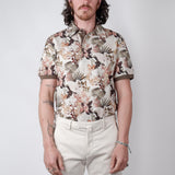 Floral Printed Italian Cotton T-Shirt Multicolour