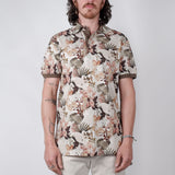 Floral Printed Italian Cotton T-Shirt Multicolour