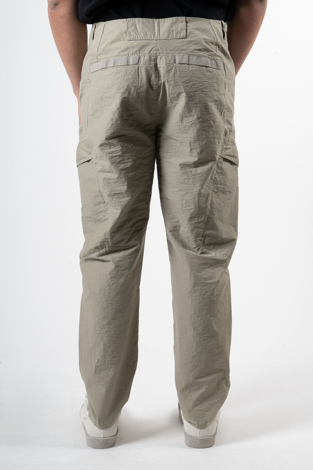 Ultra Lightweight Tape Detail Cargo Trousers Sage