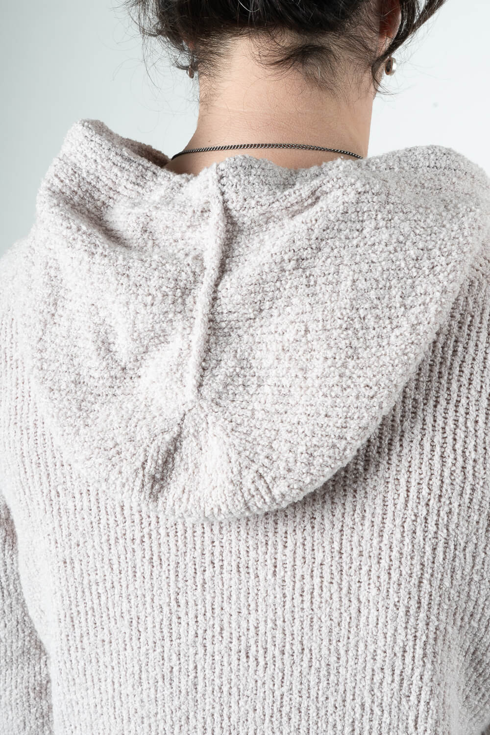 Ultra Soft Knitted Hoodie Pink