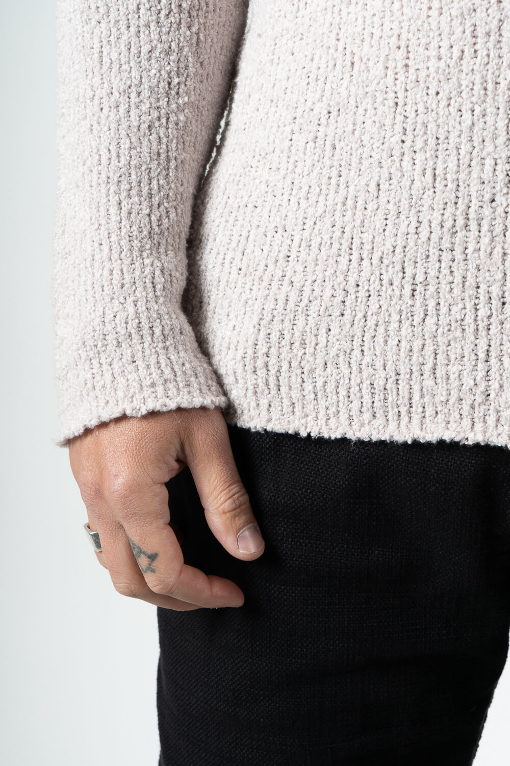 Ultra Soft Knitted Hoodie Pink