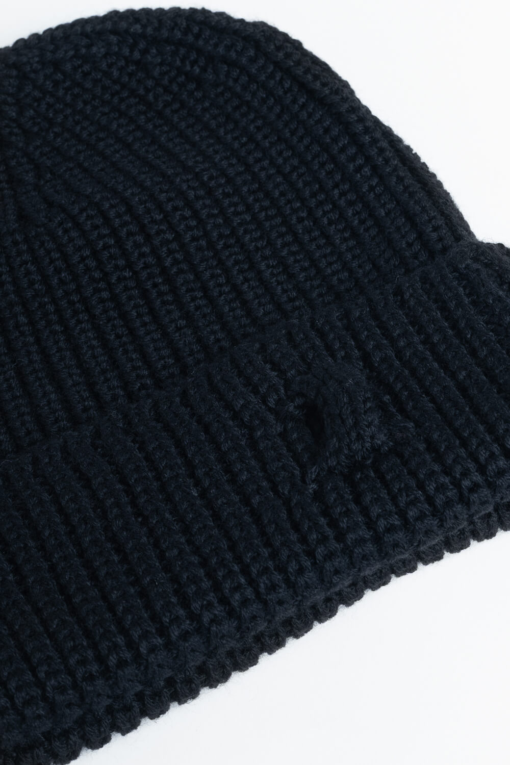 Ultra Soft Wool Beanie Black Navy