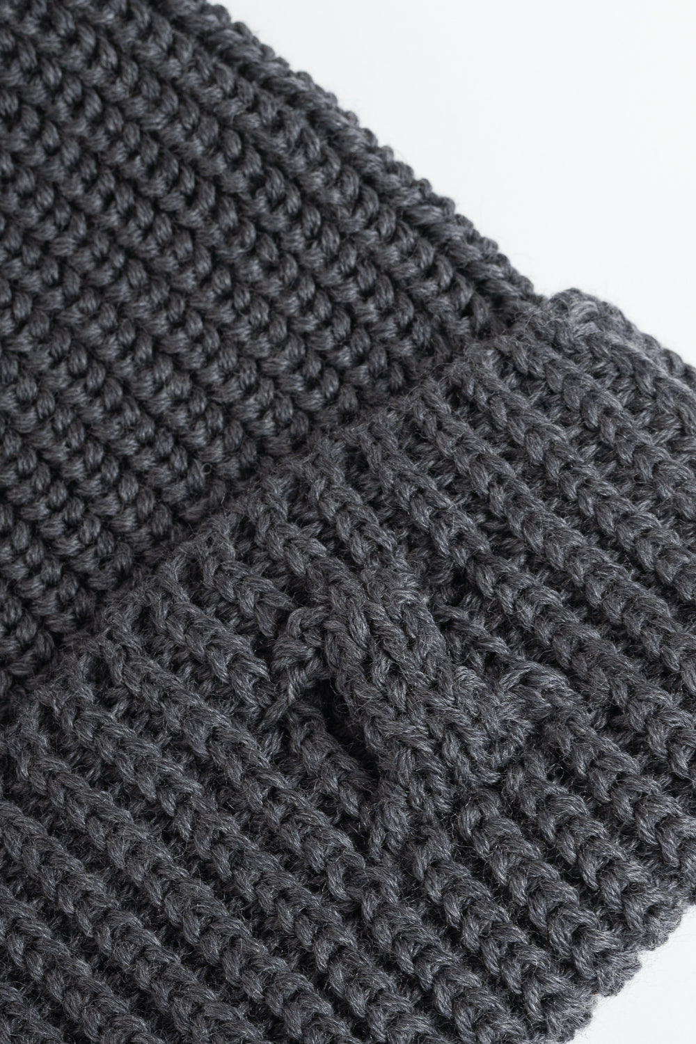 Ultra Soft Wool Beanie Charcoal