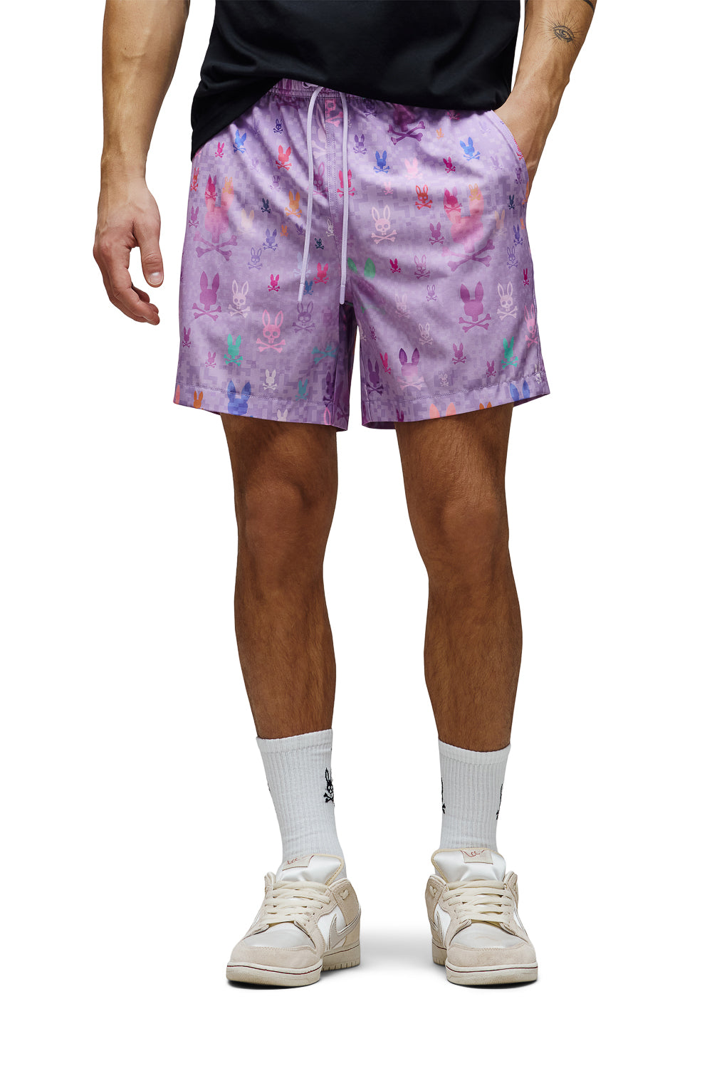 Van All Over Bunny Lightweight Swimshorts Lavender