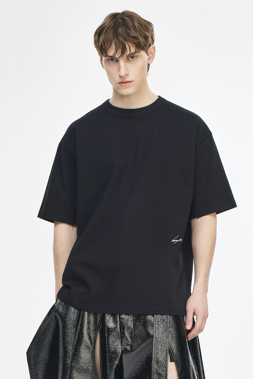 Vermillion Painted T-Shirt Black