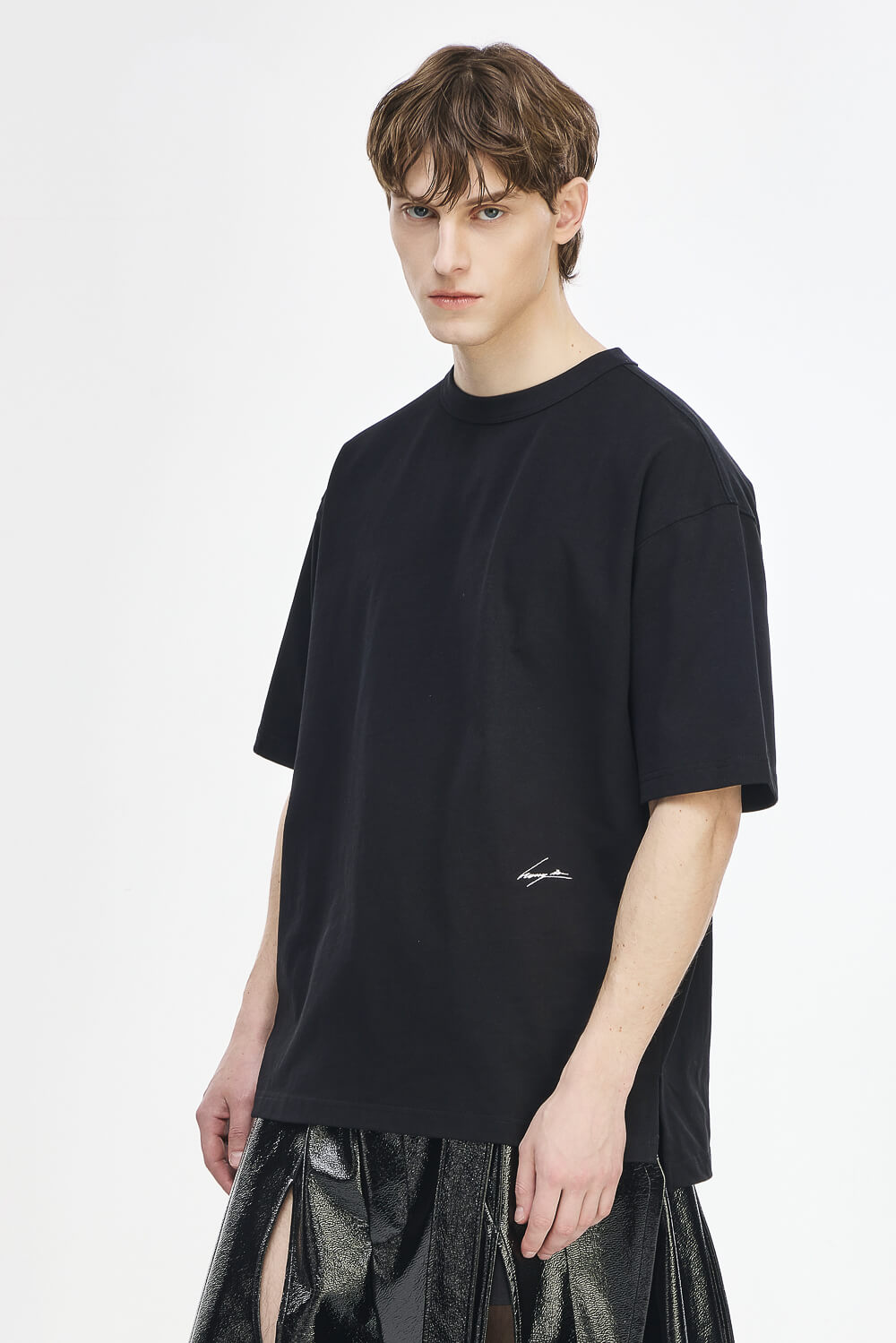 Vermillion Painted T-Shirt Black