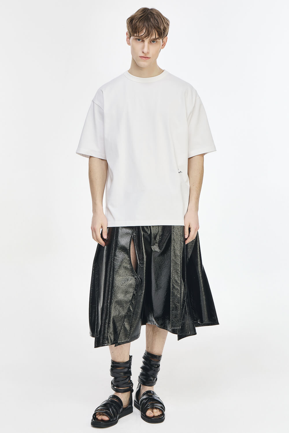 Vermillion Painted T-Shirt White