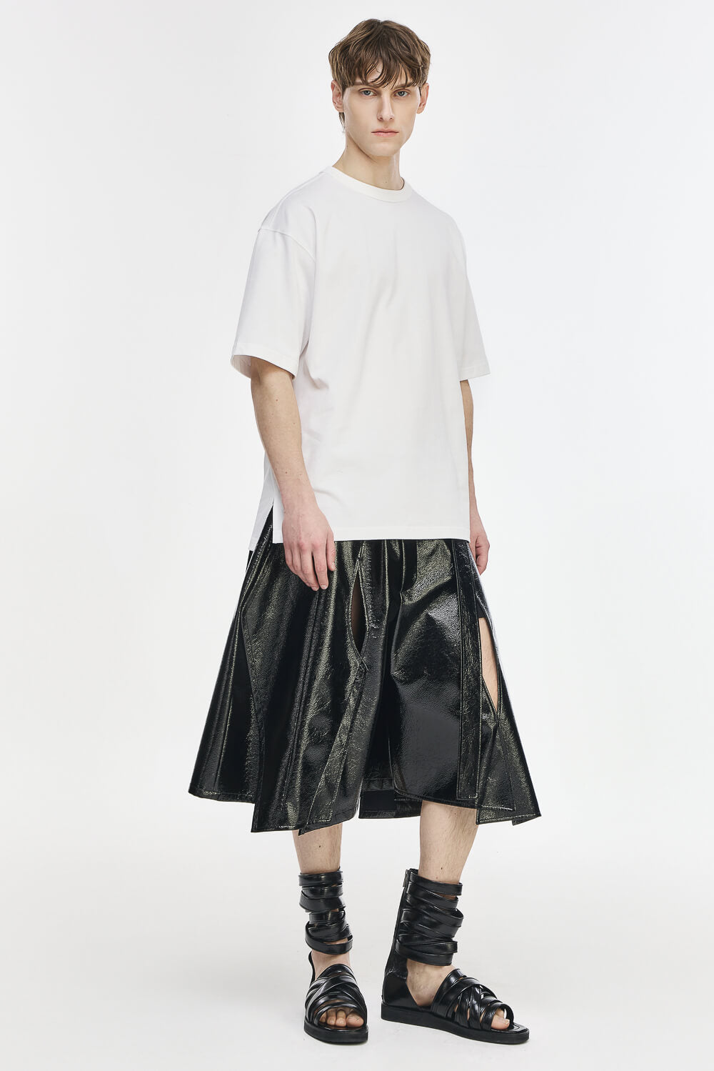Vermillion Painted T-Shirt White