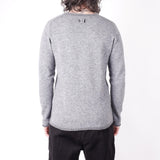 Virgin Wool Cotton Blend Sweatshirt Grey