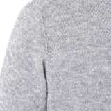 Virgin Wool Cotton Blend Sweatshirt Grey