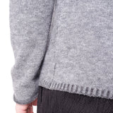 Virgin Wool Cotton Blend Sweatshirt Grey