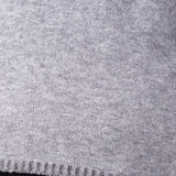 Virgin Wool Cotton Blend Sweatshirt Grey