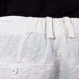 Linen Cargo Shorts Ice