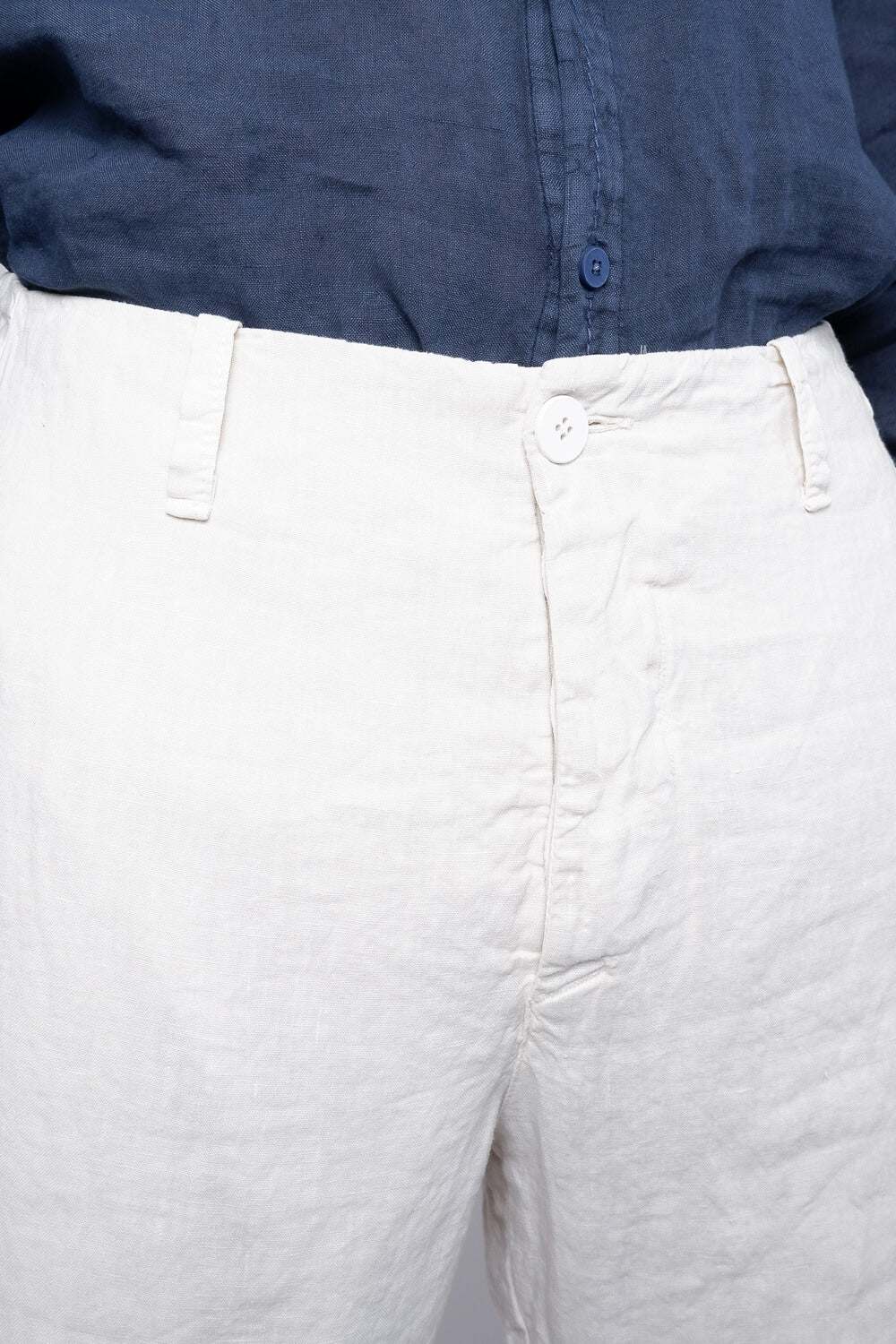 Regular Fit Linen Chinos Ice