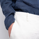 Regular Fit Linen Chinos Ice