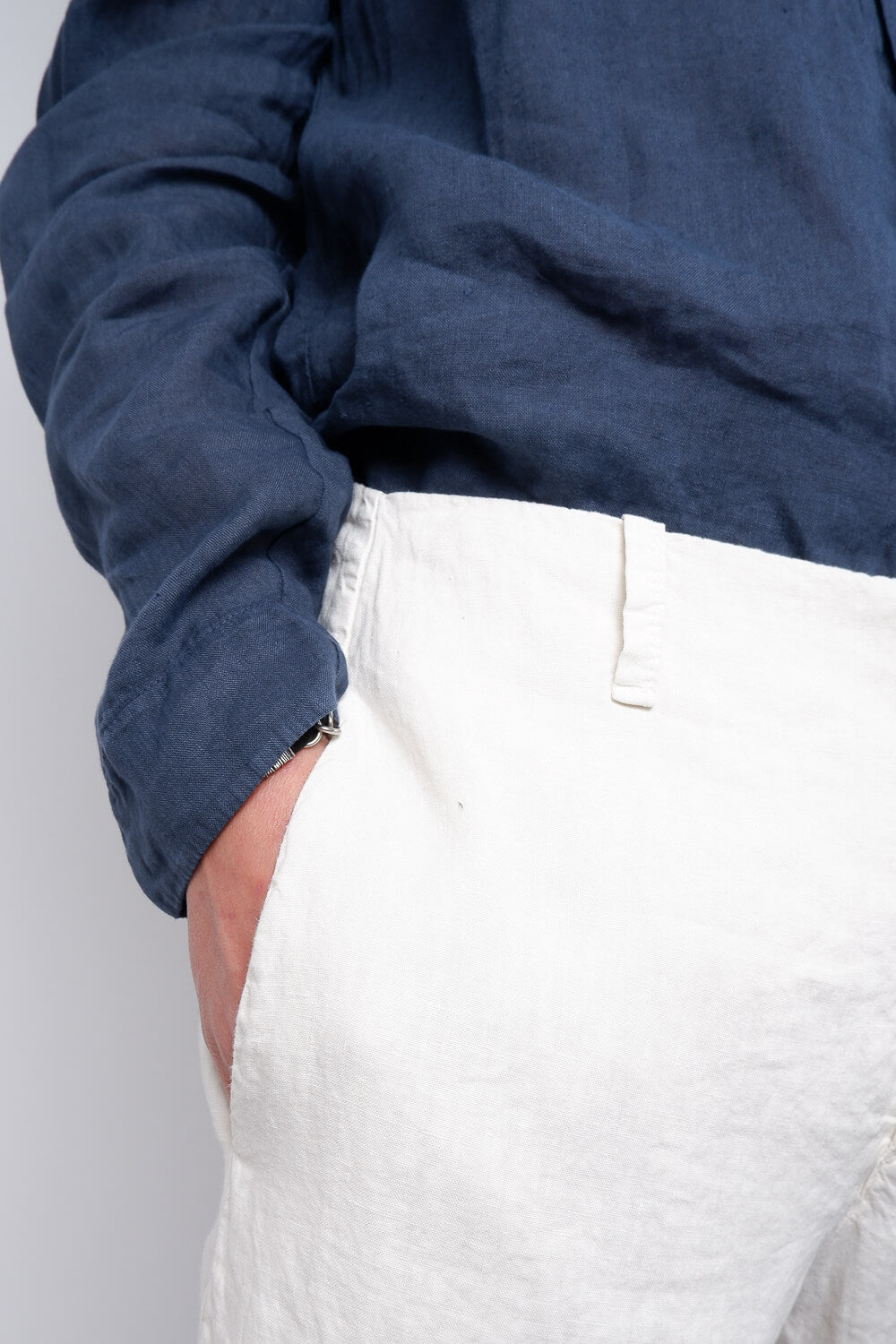 Regular Fit Linen Chinos Ice