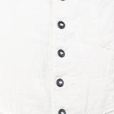 Linen Front Pocket Waistcoat Off White