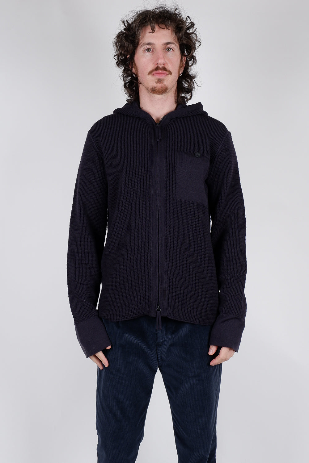Buy the Hannes Roether Zip-Up Wool Cardigan in Navy at Intro. Spend £50 for free UK delivery. Official stockists. We ship worldwide.
