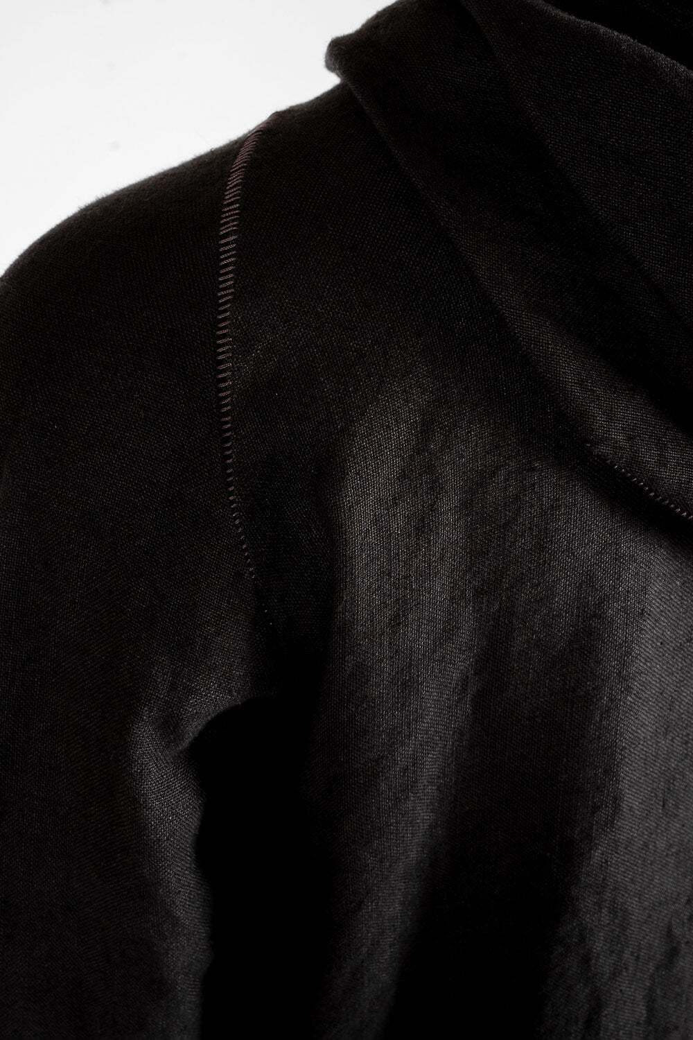 Zippyhood Linen Jacket Black