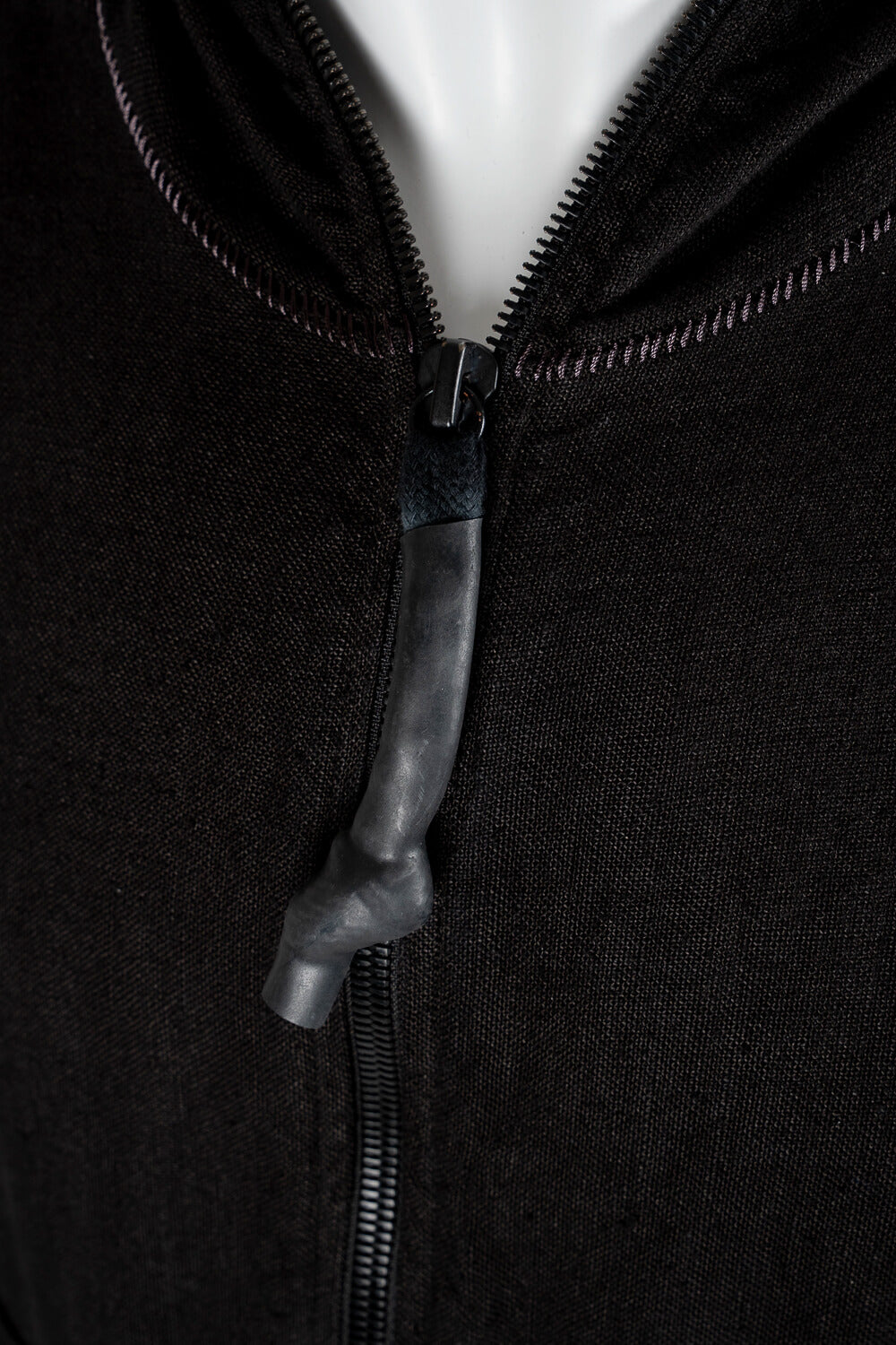 Zippyhood Linen Jacket Black