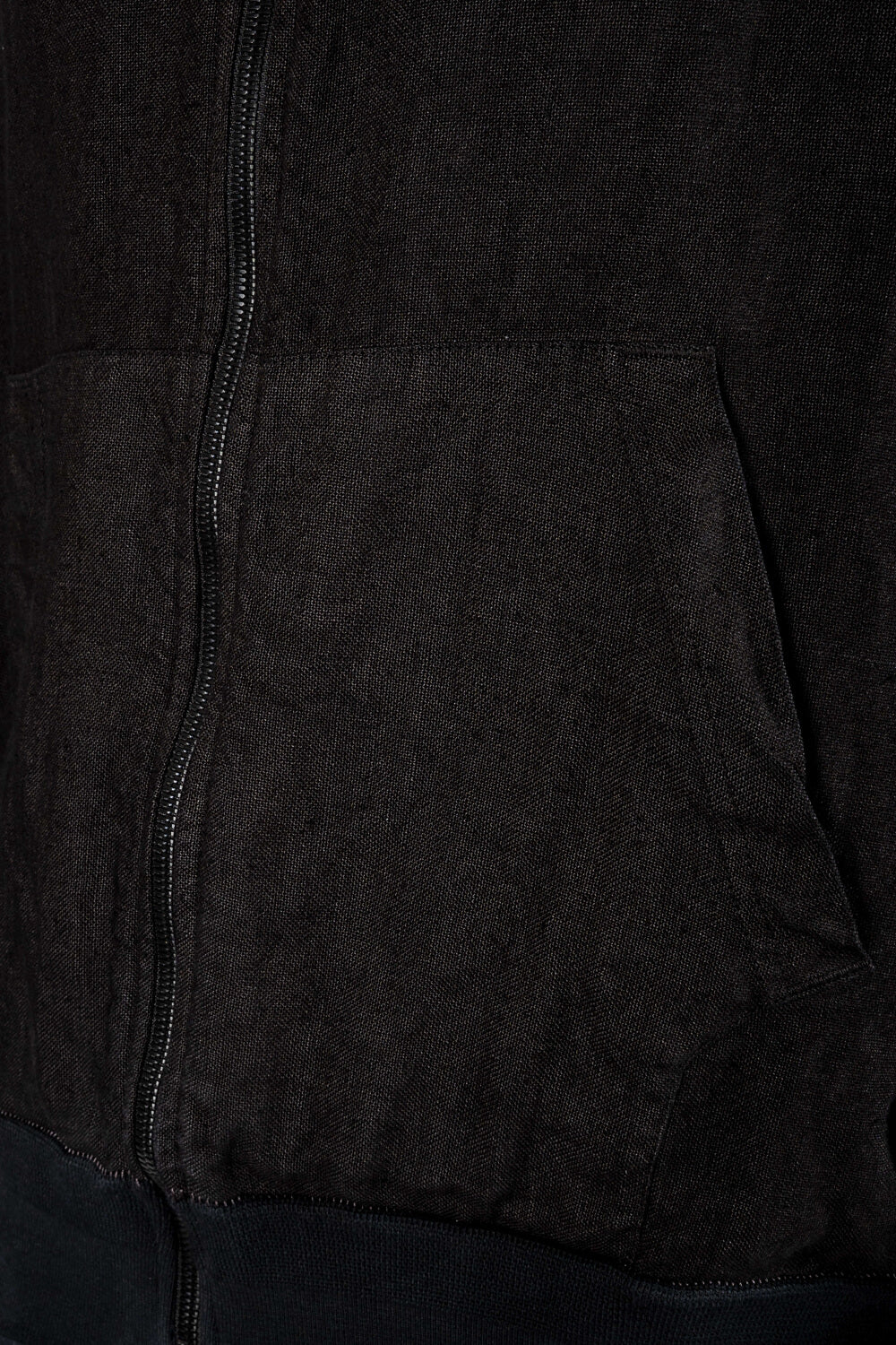 Zippyhood Linen Jacket Black