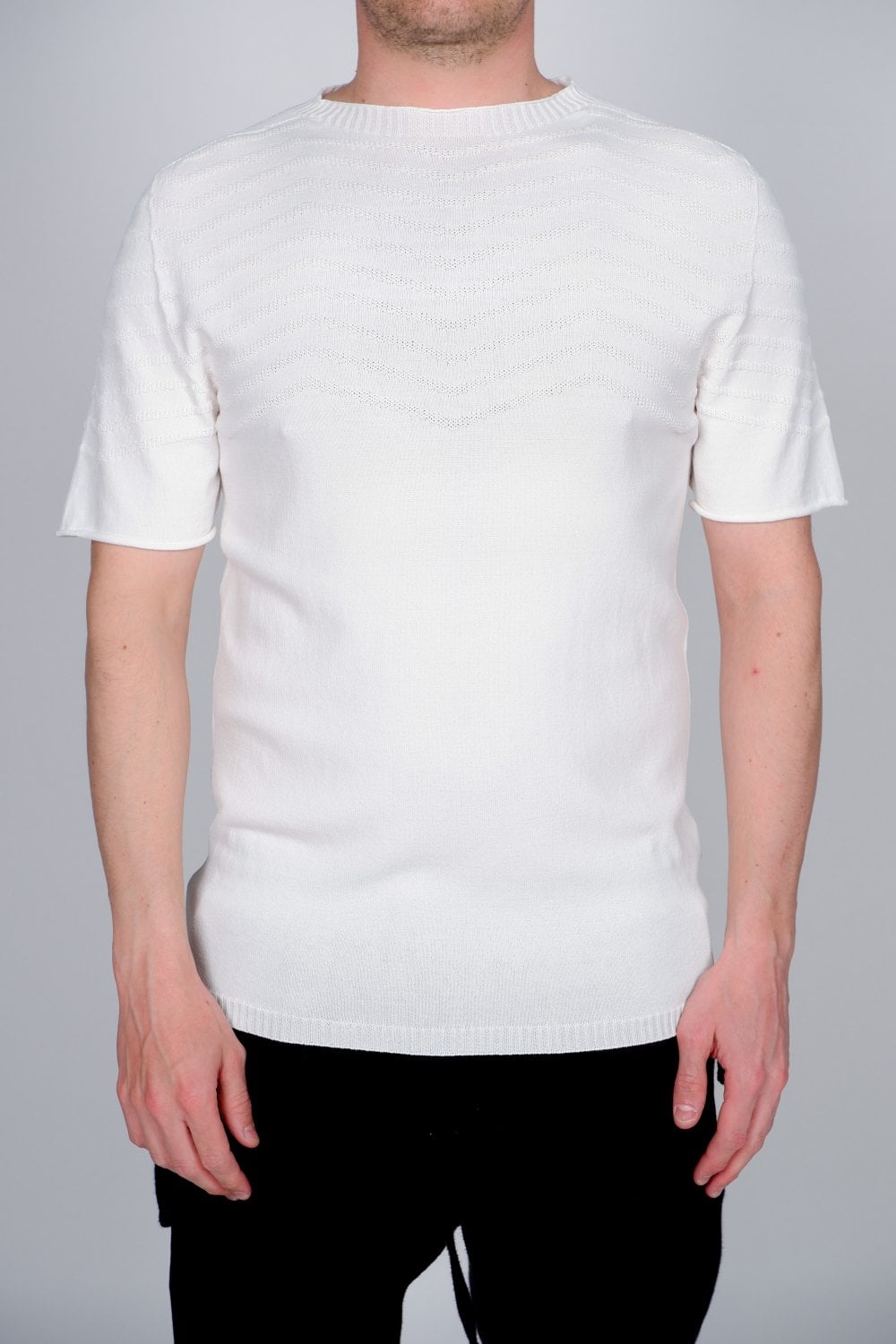 Buy the Daniele Fiesoli Chevron Design Knit T-Shirt White at Intro. Spend £100 for free next day UK delivery. Official stockists. We ship worldwide