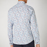 Buy the Remus Uomo Flower Design L/S Shirt in Blue/Red at Intro. Spend £50 for free UK delivery. Official stockists. We ship worldwide.