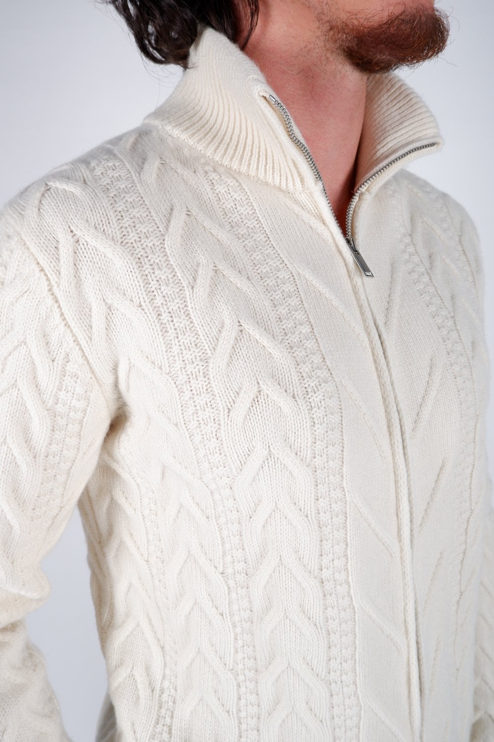 Buy the Daniele Fiesoli Zip UP Wool Cardigan in Cream at Intro. Spend £50 for free UK delivery. Official stockists. We ship worldwide.