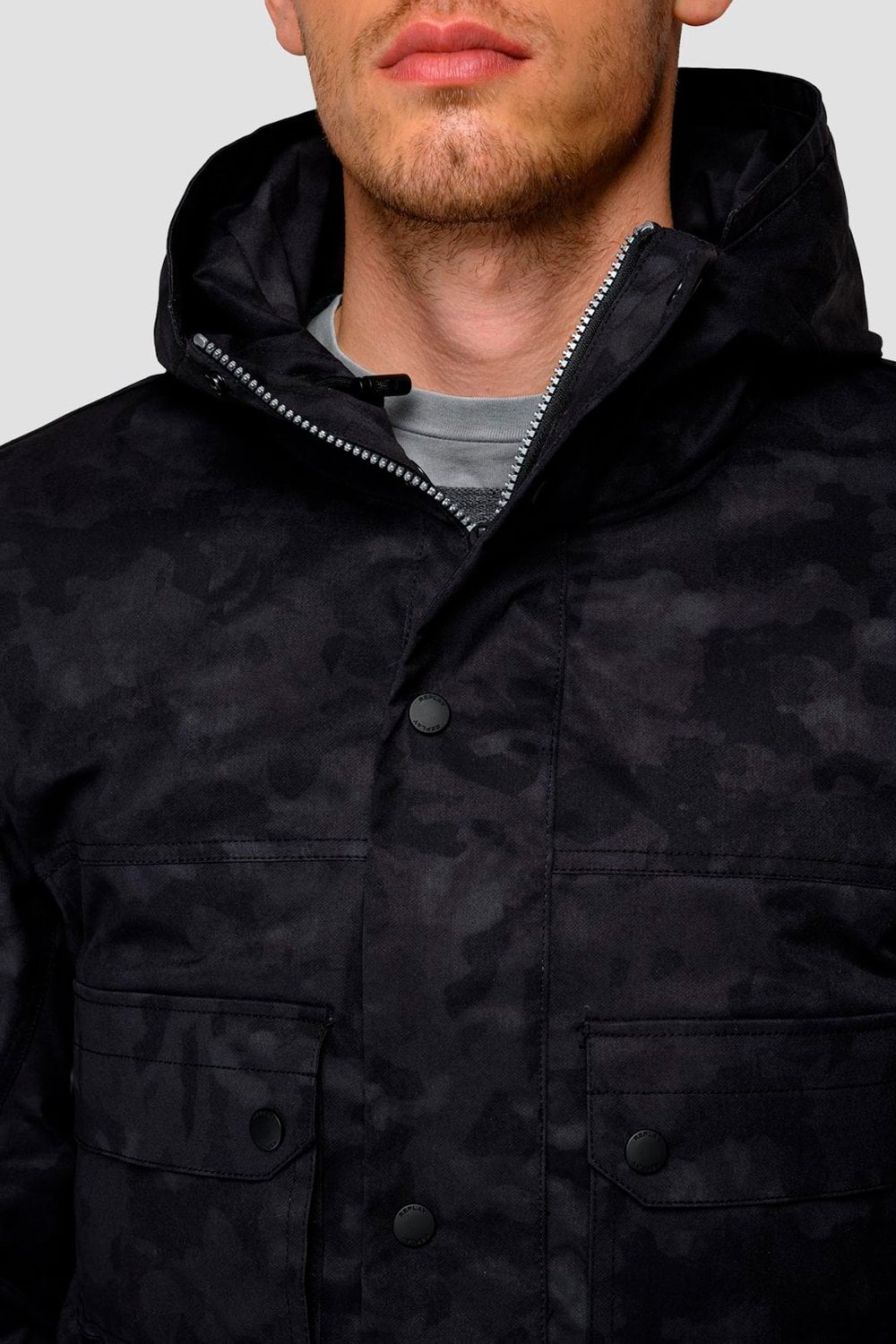 Buy the Replay Hooded Jacket in Black Camo at Intro. Spend £50 for free UK delivery. Official stockists. We ship worldwide.