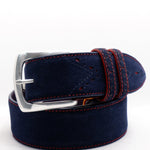 Buy the Elliot Rhodes Sinarta Suede Belt in Navy/Red at Intro. Spend £50 for free UK delivery. Official stockists. We ship worldwide.