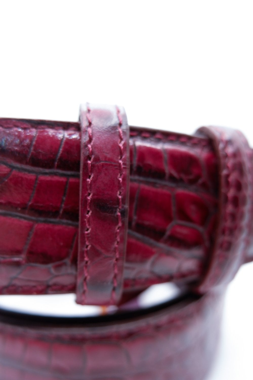 Buy the Elliot Rhodes Coco Jenny Mock Croc Belt in Burgundy at Intro. Spend £50 for free UK delivery. Official stockists. We ship worldwide.