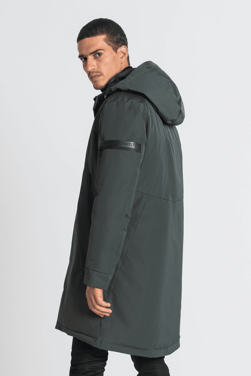 Buy the Antony Morato Long Hooded Panel Jacket in Khaki at Intro. Spend £50 for free UK delivery. Official stockists. We ship worldwide.