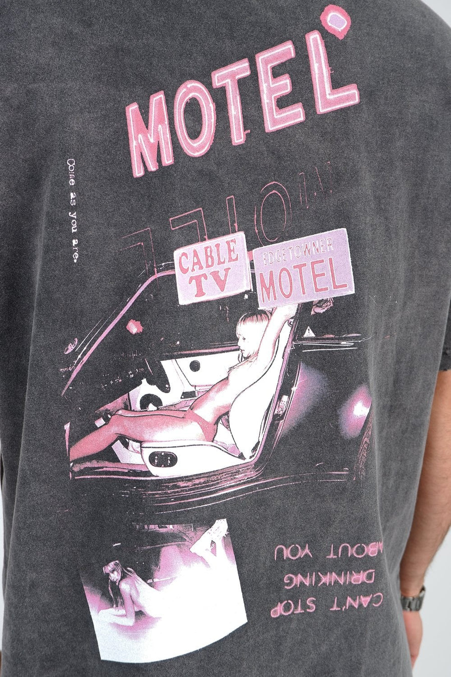 Buy the Off The Rails Motel T-Shirt in Vintage Black at Intro. Spend £50 for free UK delivery. Official stockists. We ship worldwide.