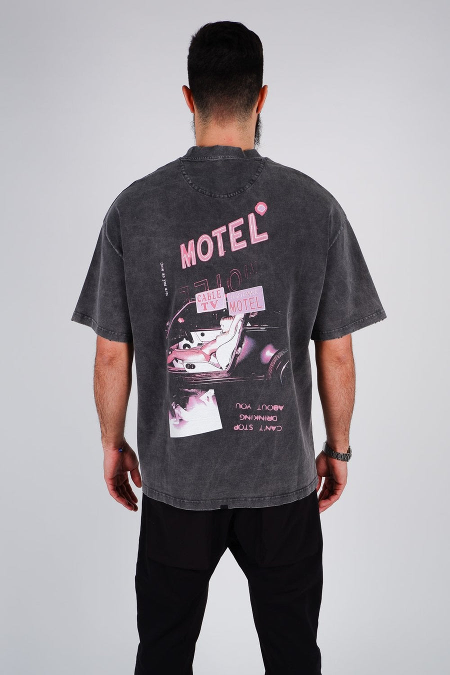 Buy the Off The Rails Motel T-Shirt in Vintage Black at Intro. Spend £50 for free UK delivery. Official stockists. We ship worldwide.