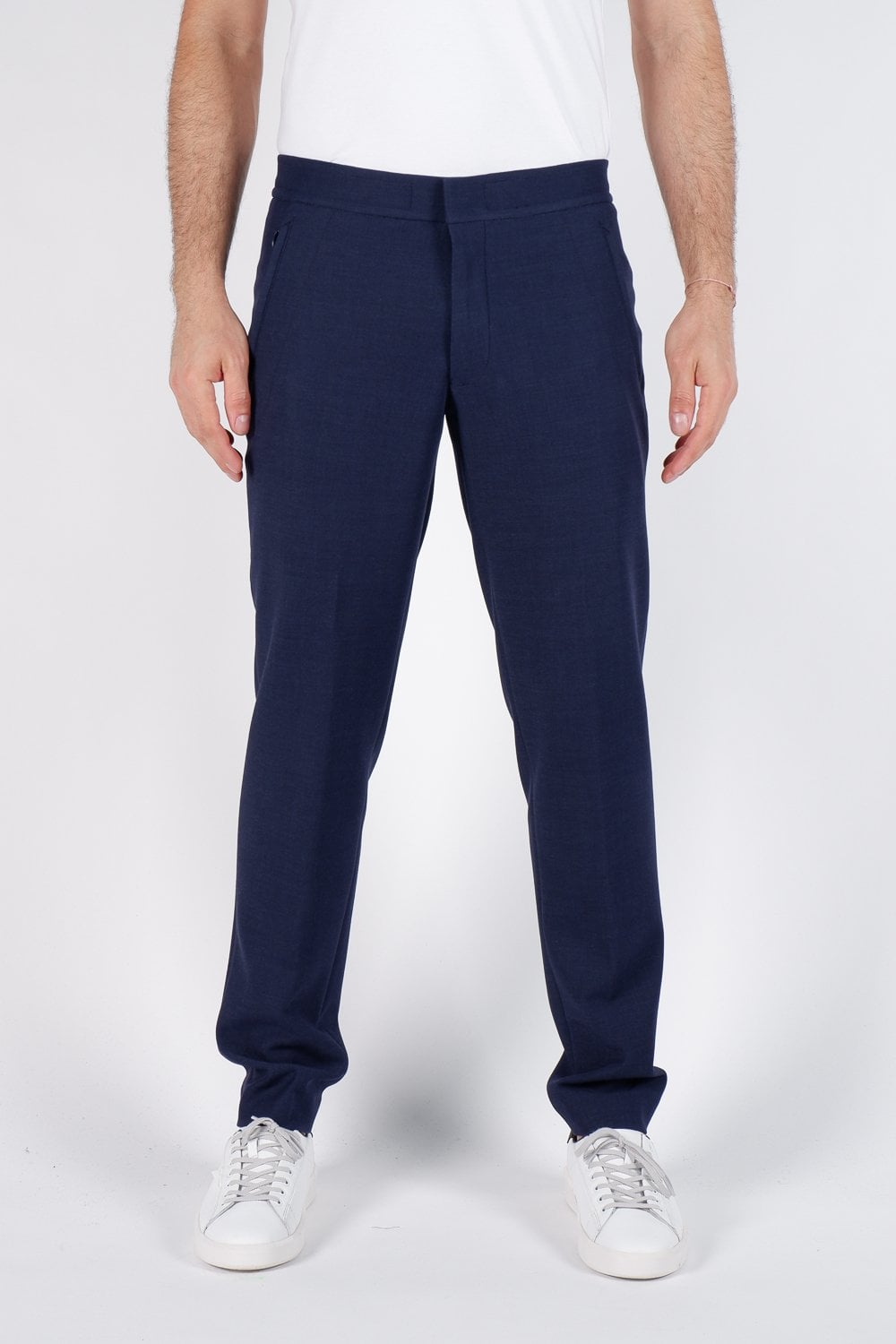 Buy the Remus Uomo Stretch Fit Cotton Trouser in Navy at Intro. Spend £50 for free UK delivery. Official stockists. We ship worldwide.