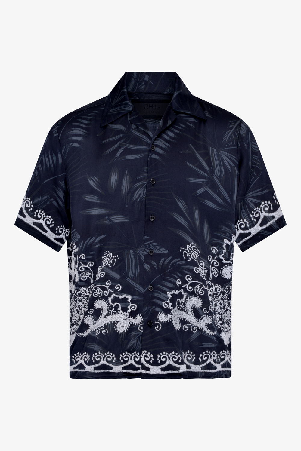 Buy the RH45 Lanai Hawaiian Embroidered Shirt in Navy/White at Intro. Spend £50 for free UK delivery. Official stockists. We ship worldwide.