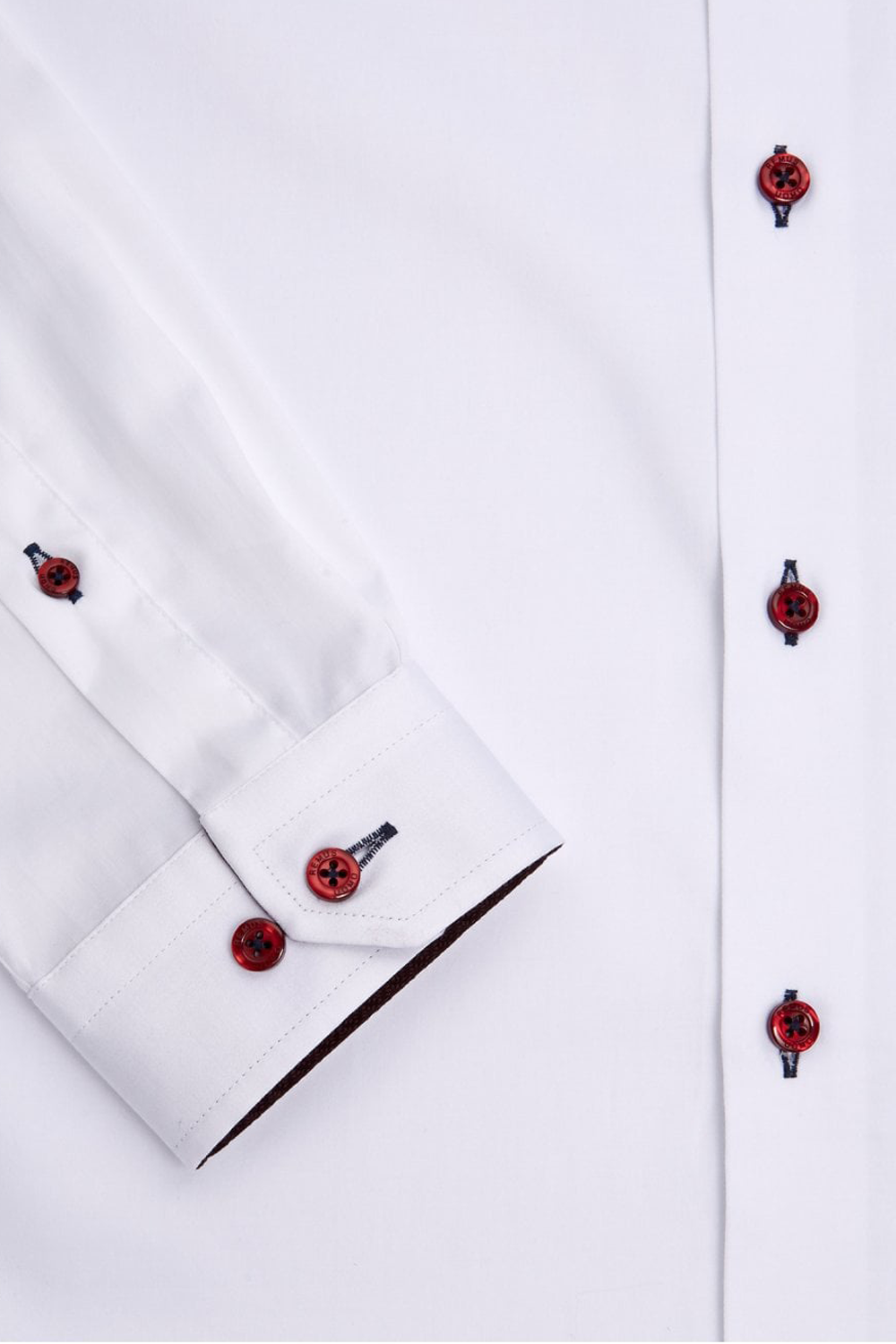 Buy the Remus Uomo Collared Detail Shirt White at Intro. Spend £50 for free UK delivery. Official stockists. We ship worldwide.