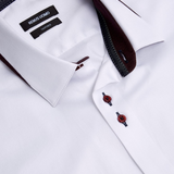 Buy the Remus Uomo Collared Detail Shirt White at Intro. Spend £50 for free UK delivery. Official stockists. We ship worldwide.
