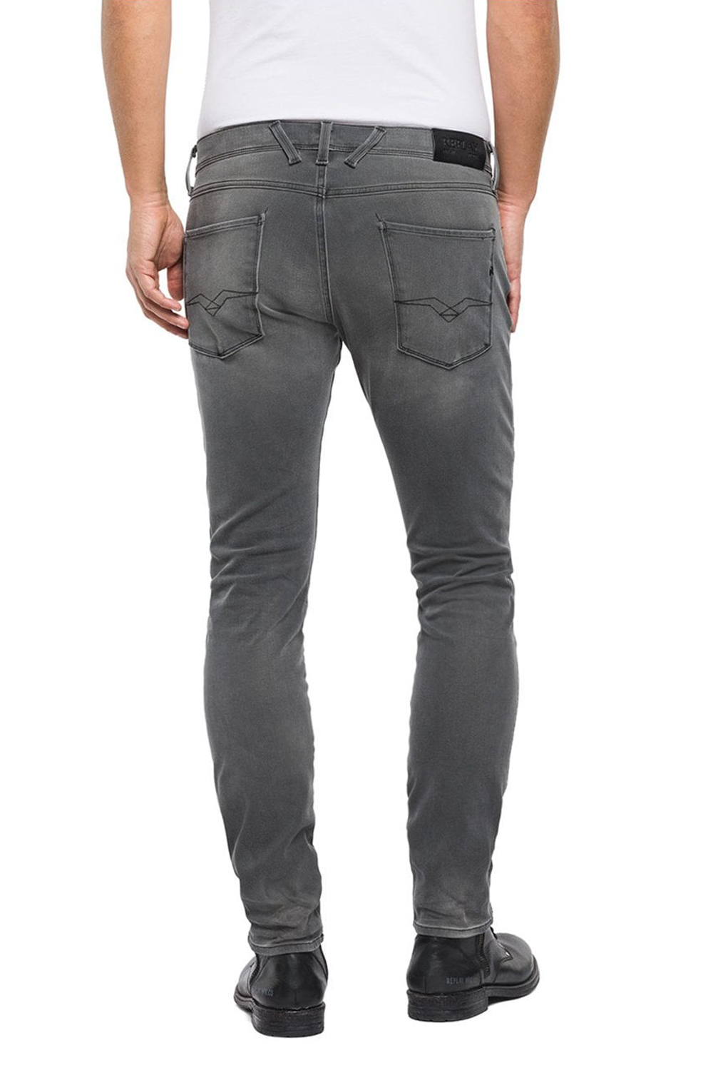 Buy the Replay Hyperflex Jeans Grey at Intro. Spend £50 for free UK delivery. Official stockists. We ship worldwide.