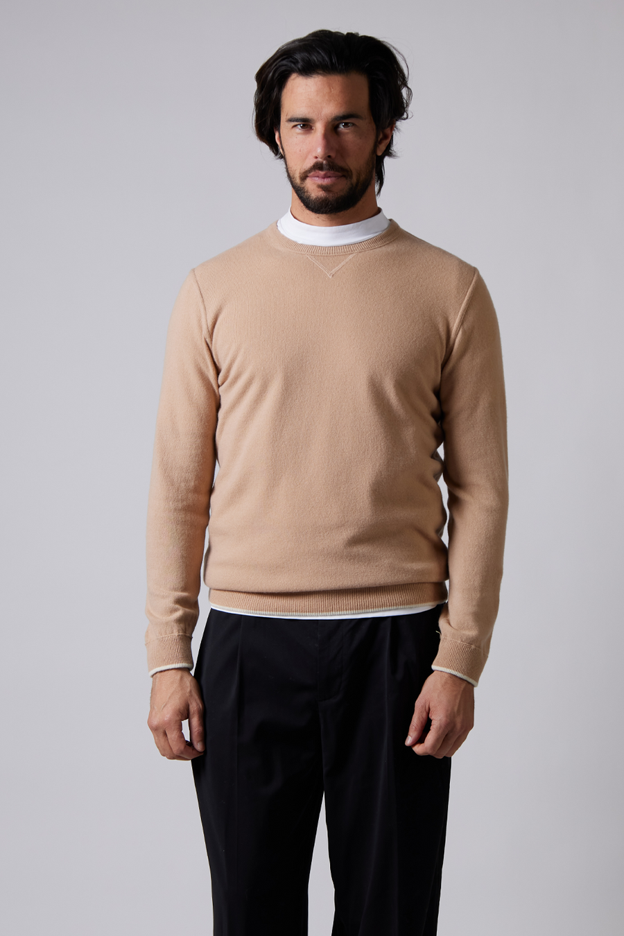 Buy the Daniele Fiesoli Wool Round Neck Sweater Beige at Intro. Spend £50 for free UK delivery. Official stockists. We ship worldwide.