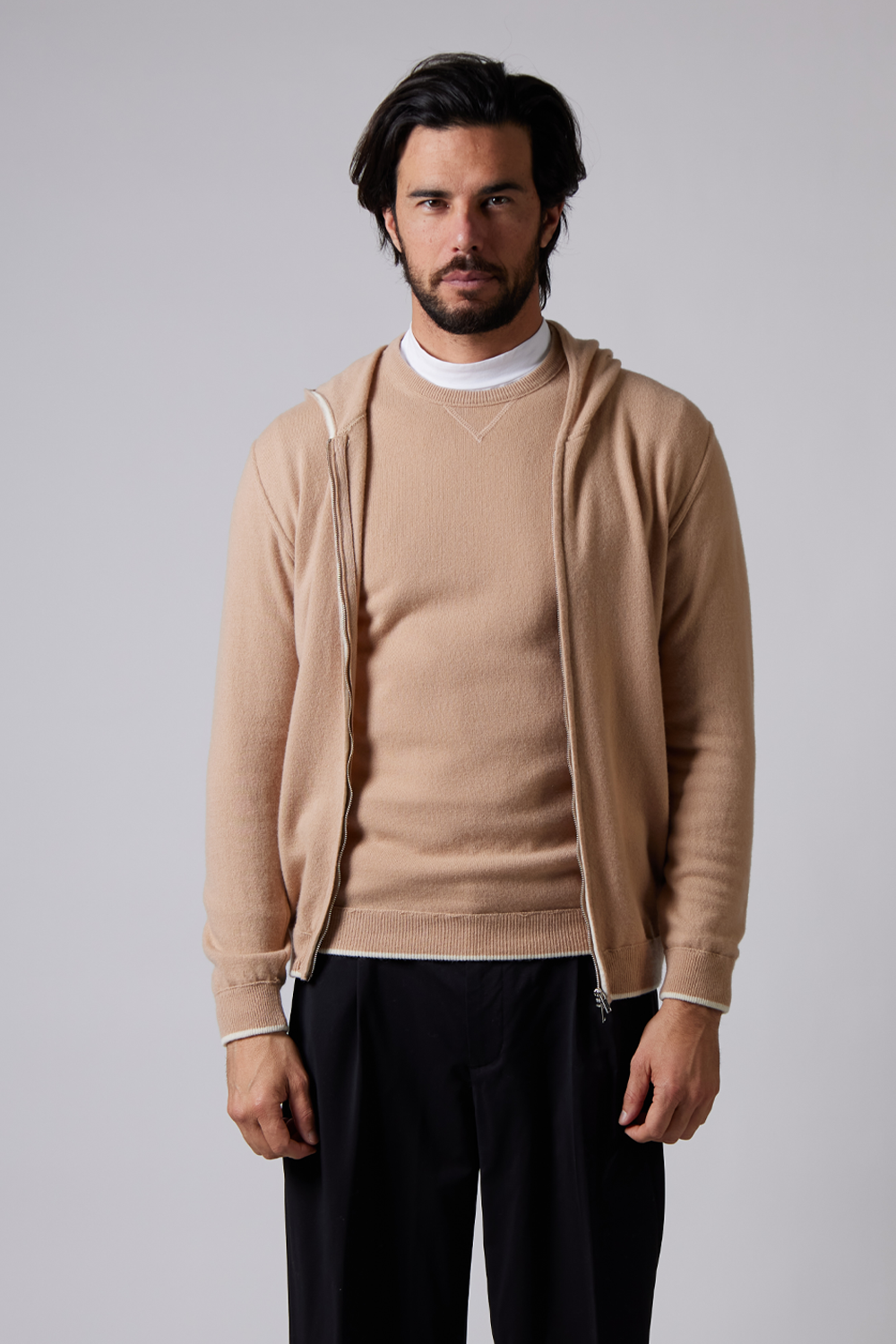 Buy the Daniele Fiesoli Zip-Up Wool Hoodie Beige at Intro. Spend £50 for free UK delivery. Official stockists. We ship worldwide.